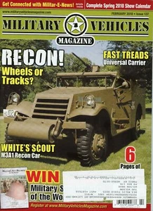 Military Vehicles Magazine February 2010 Issue 137 Recon! Wheels or Tracks? - Imagen 1 de 2