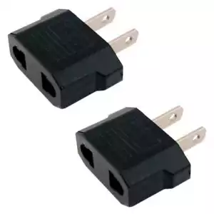 2x Adattatore spina presa americana Italia USA tipo A C universale Stati Uniti - Imagen 1 de 1
