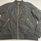 Spire Black Embrace The Detours Coat Jacket Black Goth water resistant Mens XL