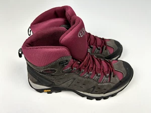 EB 221124 Damen Wanderschuhe Grau/Bordeaux EUR 38 - Picture 1 of 3