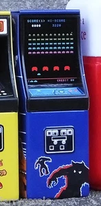 Space Invaders Arcade Spiel Miniatur Maßstab 1:24 G Diorama Zubehörteil - Bild 1 von 2