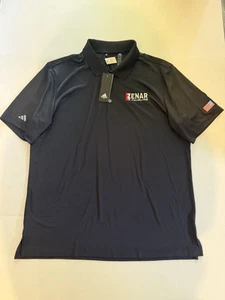 Adidas Men's Zenar Short Sleeve Shirt Size XL Black - Picture 1 of 7