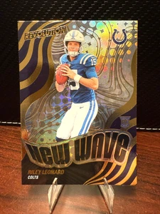 Riley Leonard Holo New Wave Rookie Insert-2025 Panini Revolution Colts NFL RC - Picture 1 of 2