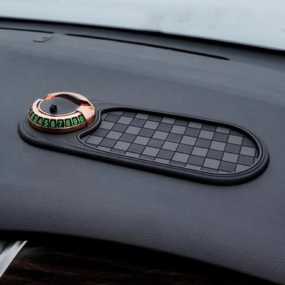 Multifunction Car Anti-Slip Mat, Rotatable Auto Universal Phone Holder - Image 1 of 4