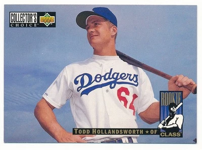 TODD HOLLANDSWORTH 1993 UPPER DECK COLLECTOR'S CHOUCE #658 LOS ANGELES DODGERS A - Image 1 of 2