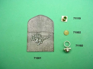 BOLSA DE PIEZAS METÁLICAS POCHER 1/8 ALFA ROMEO MONZA 101 - Imagen 1 de 1