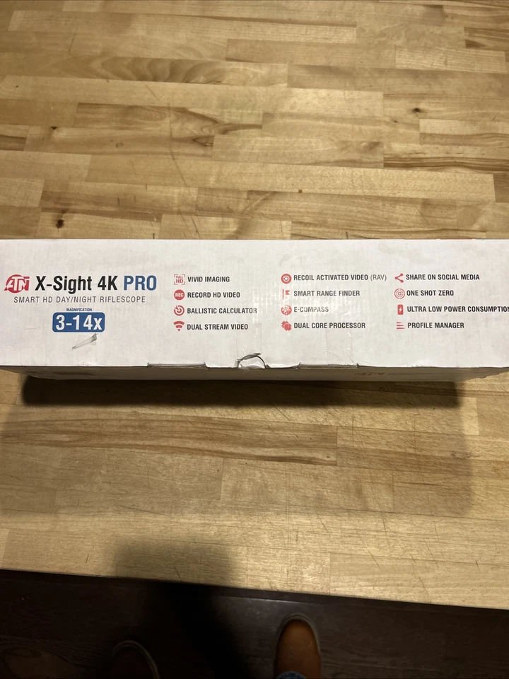 ATN X-sight 4k Pro With Ultra HD Optics 3-14x Scope With Weltool LH2 IR Illumina - Image 1 of 4