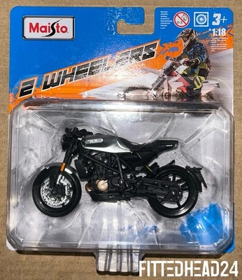 Maisto 1:18 2 ruedas Husqvarna motocicletas Vitpilen 701 2018 plateado Foto 1 de 3