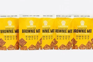 (Lote de 5) Mezcla de brownie sin azúcar LAKANTO con fruta de monje 9,8 oz (KETO) caducidad 26/10 - Imagen 1 de 2
