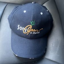 Sony Open in Hawaii Golf Blue Hawaii Pattern Adjustable Hat Cap Polyester Floral