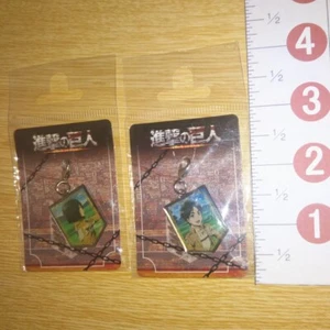 A44987 Attack on Titan Metal Dije Eren Jaeger + Mikasa Ackermann - Imagen 1 de 4