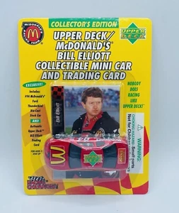 1995 Upper Deck Bill Elliott #94 McDonalds Mini Car and Collector Card NIP - Picture 1 of 3