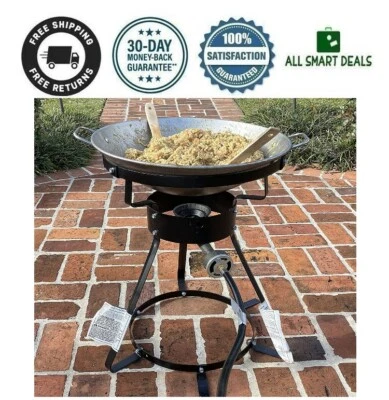 Disco Para Cocinar Discada Grande Con Perno De Gas Propano Acero Calidad 12" - Image 1 of 4