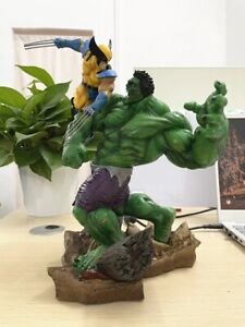 Marvel, Hulk VS. Wolverine 14'' Maquette Statue Figure Collectible Toys In Stock