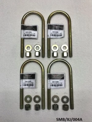 4 x 后叶弹簧 U 型螺栓适用于吉普切诺基 XJ 1990 - 2001 SMB/XJ/004A DANA 35 — 第 1/4 张图片