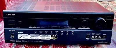 Onkyo TX-SR505 7.1 Channel AV Home Theater Receiver No Remote - Image 1 of 4
