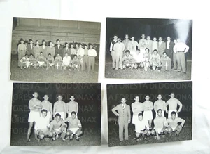 OLD PHOTO VINTAGE FOOTBALL TEAM ORZINUOVI BRESCIA 1950 EAGLE PETROL OIL - Picture 1 of 6