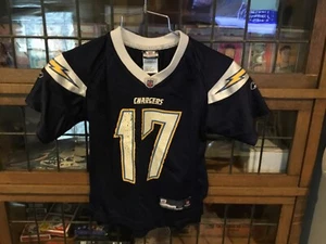 Phillip Rivers #17 San Diego Chargers Graphic Football Jersey SZ Youth M - Cool - Picture 1 of 10