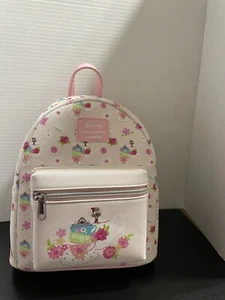 Mini Zaino Loungefly Cenerentola Topi Tea Party Disney Nuovo con Etichette - Foto 1 di 7