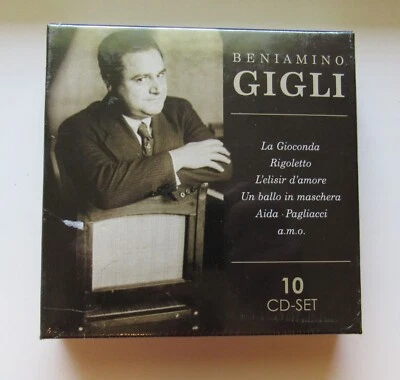 Beniamino Gigli: A Portrait New Factory Sealed Box Set 10 CD's - Image 1 of 3