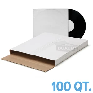 100 ~ ( PREMIUM ) LP VINYL RECORD ALBUM BOOK or BOX MAILERS - Picture 1 of 2