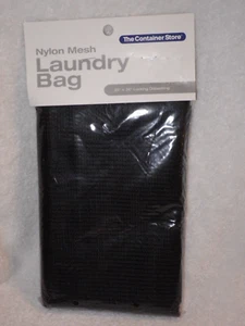 New - The Container Store Nylon Mesh 25" X 36" Black Laundry Bag drawstring - Picture 1 of 2