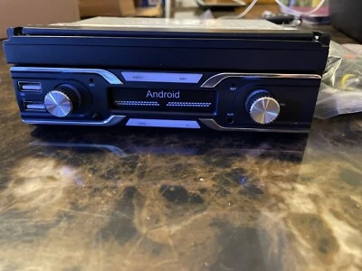 Single 1DIN 7'' Android 10 Touch Screen Car Stereo Radio GPS Wifi MP5 Player+CAM - Image 1 of 2