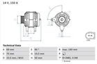 Generator f&#252;r BMW Bosch 0986046220