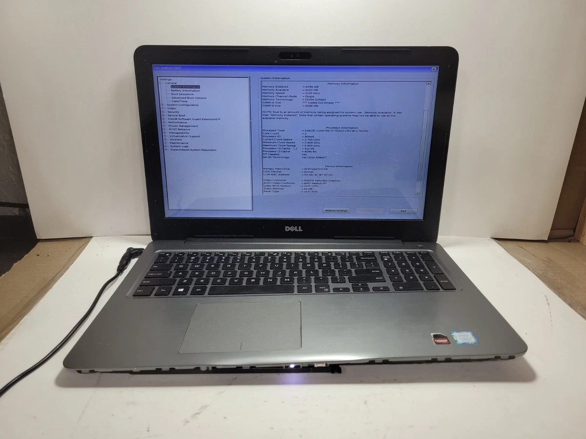 0910-79☆DELL Core i5-7200U SSD256GB メモリ4 0910-79☆DELL Core i5