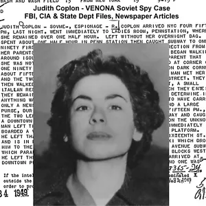 Judith Coplon - VENONA Soviet Espionage Case FBI, CIA & State Files USB Drive - Picture 1 of 14