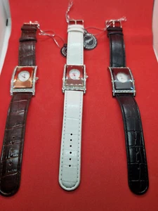 Juego de 3 relojes de mujer Figaro Diamante estuche elección de 3 relojes nuevos con etiqueta, - Imagen 1 de 18