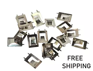 (100x) 0.84" - Universal Steel Leaf Spring Battery Contact - Through Hole Mount - Picture 1 of 3