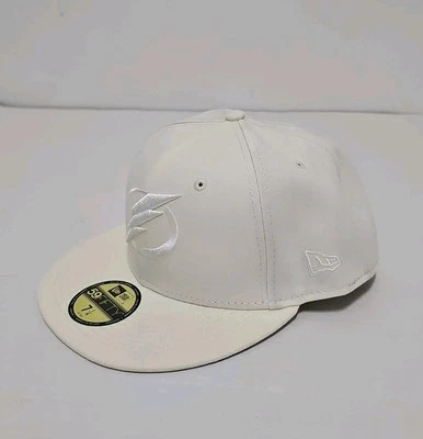 Gorra New Era 59FIFTY Tampa Bay Lightning Cromo Blanco Crema Ajustada 7 1/4 NHL Foto 1 de 4
