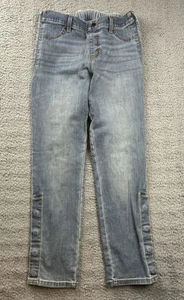 Cat & Jack Girls Size 14 Mid Rise Adaptive Skinny Jeans Light Wash - Picture 1 of 6