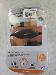 NEE Belkin Easy Transfer Cable for Windows Vista with Laplink 8 ft (2.4m) KG - Picture 1 of 2