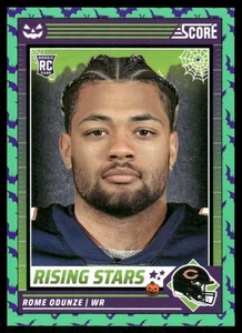 2024 Score-A-Treat Rising Stars Murciélagos Verdes Roma Odunze Chicago Bears #44 - Imagen 1 de 2