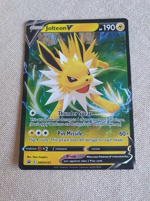 Pokemon Jolteon V SWSH151 Sword & Shield Ultra Rare Promo - image 1 of 2