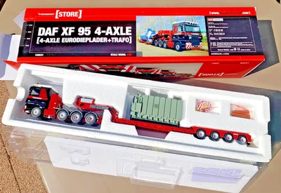 WSI camion 1/50 9002 DAF XF 95 semi remorque Nooteboom MAMMOET no Tekno Eligor - Photo 1/4