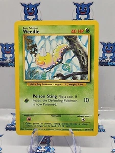 Weedle 69/102 Base Set Pokemon - LP - Picture 1 of 2