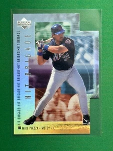 2000 Upper Deck Baseball Hit Brigade Die Cuts Silver #H5 Mike Piazza /100 - Picture 1 of 2