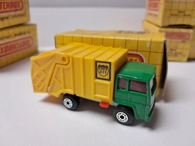 Camión de basura Matchbox MB36 1983 basura nuevo en caja Foto 1 de 4