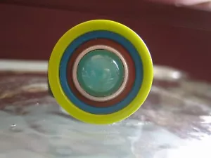 Scheibe - "Kringel" - Neon/Petrol - kompatibel mit Charlotte 21, Touch, RD - Bild 1 von 5