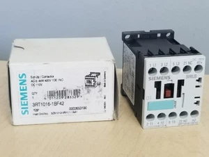 CONTATTORE SIEMENS 3RT1016-1BF42 3RT1 016-1BF42 - Foto 1 di 3