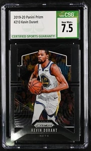 2019 2019-20 Panini Prizm #210 Kevin Durant CSG 7.5 *Only 21 Graded Higher* - Picture 1 of 3