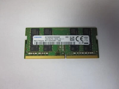 Samsung HP Genuine 16GB 2Rx8 PC4-3200AA DDR4 SODIMM Memory RAM P/N: L47726-001 - Image 1 of 2
