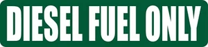 1 calcomanía de vinilo solo combustible diésel etiqueta de puerta de gasolina turbo camión ecológico - Imagen 1 de 1