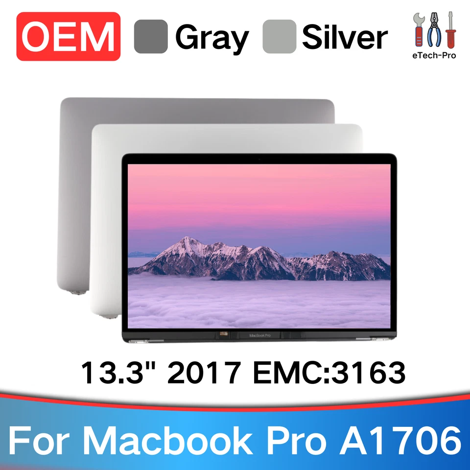 OEM A1706 Screen Assembly For MacBook Pro A1706 2017 13.3" EMC 3163 LCD Display - Image 1 of 1