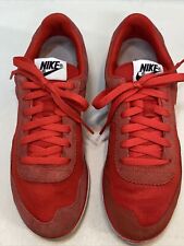 Nike Womens Victoria Red White Suede Sneakers Casual Size 8