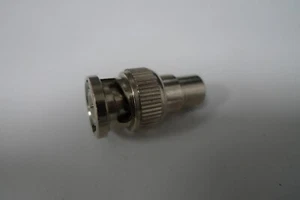 BNC RCA Straight Coax Adapter BNC Plug to RCA Socket Radio Spares Yuetsu Japan - Picture 1 of 12