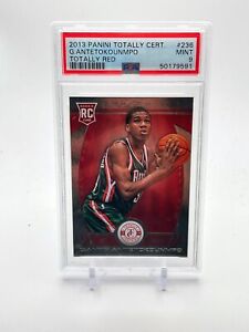 2013 Totally Certified GIANNIS Rookie RC RED #'d /99 PSA 9 LOW POP Bucks